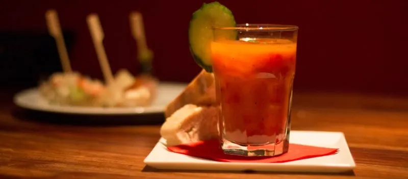 Gazpacho im Glas
