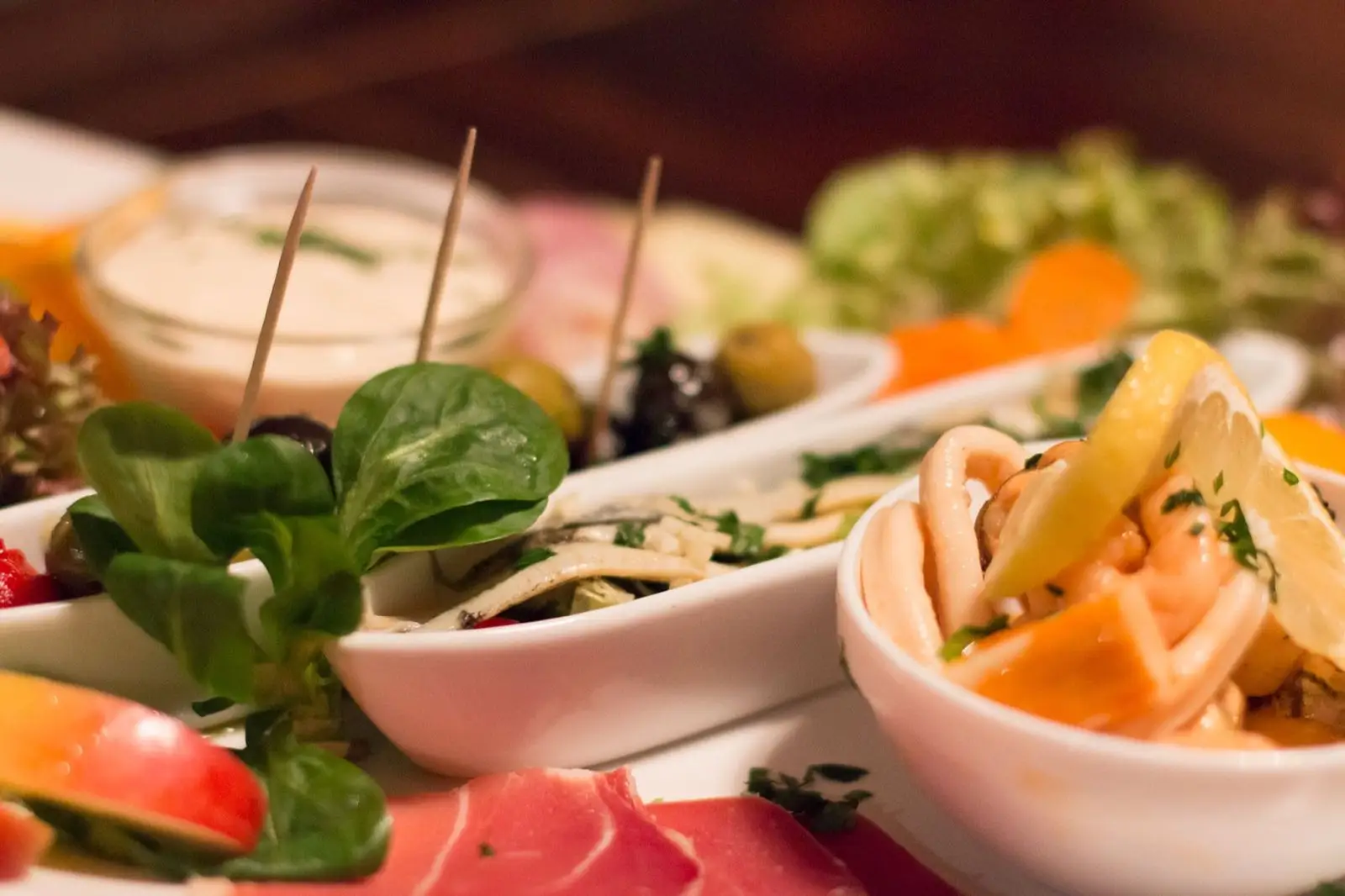 Tapas-Variation im Tapas y Copas